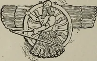 An illustration from The astronomy of the Bible : an elementary commentary on the astronomical references of Holy Scripture (1909)