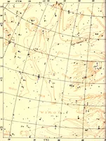 An illustration from Astronomy with the naked eye; a new geography of the heavens, with descriptions and charts of constellations, stars, and planets (1908)