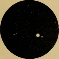 An illustration from Astronomy with an opera-glass: a popular introduction to the study of the starry heavens with the simplest of optical instruments, with maps and directions to facilitate the recognition of the constellations and the principal stars visible to the naked eye; (1888)