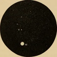 An illustration from Astronomy with an opera-glass: a popular introduction to the study of the starry heavens with the simplest of optical instruments, with maps and directions to facilitate the recognition of the constellations and the principal stars visible to the naked eye; (1888)