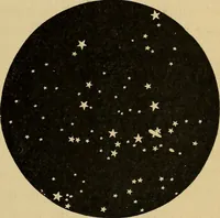 An illustration from Astronomy with an opera-glass: a popular introduction to the study of the starry heavens with the simplest of optical instruments, with maps and directions to facilitate the recognition of the constellations and the principal stars visible to the naked eye; (1888)