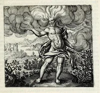 Picture 3 of 30 from Atalanta fugiens, hoc est, Emblemata nova de secretis naturae chymica : accomodata partim oculis & intellectui, figuris cupro incisis, adjectisque sententiis, epigrammatis & notis, partim auribus & recreationi animi plus minus 50 fugis musicalibus trium vocum, quarum duae ad unam simplicem melodiam distichis canendis peraptam, correspondeant, non abs[que] singulari jucunditate videnda, legenda, meditanda, intelligenda, dijudicanda, canenda & audienda (1618), leaf 21