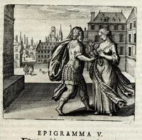Picture 5 of 30 from Atalanta fugiens, hoc est, Emblemata nova de secretis naturae chymica : accomodata partim oculis & intellectui, figuris cupro incisis, adjectisque sententiis, epigrammatis & notis, partim auribus & recreationi animi plus minus 50 fugis musicalibus trium vocum, quarum duae ad unam simplicem melodiam distichis canendis peraptam, correspondeant, non abs[que] singulari jucunditate videnda, legenda, meditanda, intelligenda, dijudicanda, canenda & audienda (1618), leaf 37