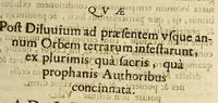Picture 8 of 11 from Athanasii Kircheri e Soc. Iesu Scrutinium physico-medicum contagiosæ luis, quæ pestis dicitur. : Quo origo, causæ, signa, prognostica pestis, nec non insolentes malignantis naturæ effectus, qui statis temporibus, cælestium influxuum virtute & efficacia, tum in elementis, tum in epidemijs hominum animantiumque morbis elucescunt, vnà cum appropriatis remediorum antidotis noua doctrinâ in lucem eruuntur. Ad. . (1658), leaf 245