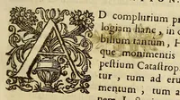 Picture 9 of 11 from Athanasii Kircheri e Soc. Iesu Scrutinium physico-medicum contagiosæ luis, quæ pestis dicitur. : Quo origo, causæ, signa, prognostica pestis, nec non insolentes malignantis naturæ effectus, qui statis temporibus, cælestium influxuum virtute & efficacia, tum in elementis, tum in epidemijs hominum animantiumque morbis elucescunt, vnà cum appropriatis remediorum antidotis noua doctrinâ in lucem eruuntur. Ad. . (1658), leaf 245