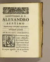 An illustration from Athanasii Kircheri e Soc. Iesu Scrutinium physico-medicum contagiosæ luis, quæ pestis dicitur. : Quo origo, causæ, signa, prognostica pestis, nec non insolentes malignantis naturæ effectus, qui statis temporibus, cælestium influxuum virtute & efficacia, tum in elementis, tum in epidemijs hominum animantiumque morbis elucescunt, vnà cum appropriatis remediorum antidotis noua doctrinâ in lucem eruuntur. Ad. . (1658)