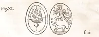 Picture 15 of 28 from Athanasij Kircheri e Societate Iesu Arithmologia, siue, De abditis numerorum mysterijs : qua origo, antiquitas & fabrica numerorum exponitur : abditae eorundem proprietates demonstrantur : fontes superstitionum in amuletorum fabrica aperiuntur : denique post cabalistarum, Arabum, gnosticorum, aliorumque magicas impietates detectas, vera & licita numerorum mystica significatio ostenditur (1665), leaf 230