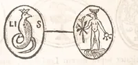 Picture 18 of 28 from Athanasij Kircheri e Societate Iesu Arithmologia, siue, De abditis numerorum mysterijs : qua origo, antiquitas & fabrica numerorum exponitur : abditae eorundem proprietates demonstrantur : fontes superstitionum in amuletorum fabrica aperiuntur : denique post cabalistarum, Arabum, gnosticorum, aliorumque magicas impietates detectas, vera & licita numerorum mystica significatio ostenditur (1665), leaf 234