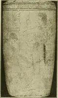 An illustration from Athenian lekythoi : with outline drawing in matt color on a white ground : appendix: additional lekythoi with outline drawing in glaze varnish on a white ground (1914)