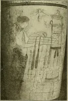 An illustration from Athenian lekythoi : with outline drawing in matt color on a white ground : appendix: additional lekythoi with outline drawing in glaze varnish on a white ground (1914)