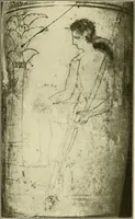 An illustration from Athenian lekythoi : with outline drawing in matt color on a white ground : appendix: additional lekythoi with outline drawing in glaze varnish on a white ground (1914)