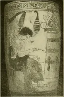 Picture 54 of 111 from Athenian lekythoi : with outline drawing in matt color on a white ground : appendix: additional lekythoi with outline drawing in glaze varnish on a white ground (1914), leaf 330