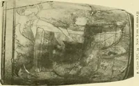 An illustration from Athenian lekythoi : with outline drawing in matt color on a white ground : appendix: additional lekythoi with outline drawing in glaze varnish on a white ground (1914)