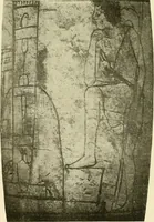 An illustration from Athenian lekythoi : with outline drawing in matt color on a white ground : appendix: additional lekythoi with outline drawing in glaze varnish on a white ground (1914)