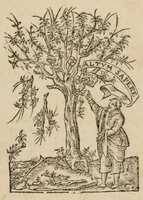 An illustration from Athēnagorou Athēnaiou philosophou Christianou apologia peri Christianōn. Tou autou peri anastaseōs nekrōn = Athenagorae Athenie[n]sis philosophi Christiani apologia pro Christianis, ad imperatores Antonium & Commodum. Eiusdem, De resurrectione mortuorum (1557)