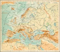 An illustration from Atlante geografico metodico in 65 tavole (1910)