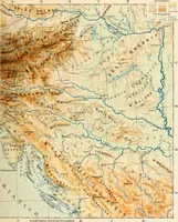 An illustration from Atlante geografico metodico in 65 tavole (1910)