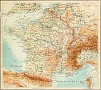 An illustration from Atlante geografico metodico in 65 tavole (1910)