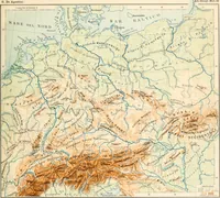 An illustration from Atlante geografico metodico in 65 tavole (1910)
