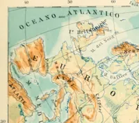 An illustration from Atlante geografico metodico in 65 tavole (1910)