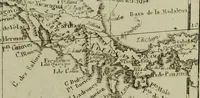 An illustration from Atlas de toutes les parties connues du globe terrestre : dressé pour l'Histoire philosophique et politique des établissemens et du commerce des Européens dans les deux Indes (1780)