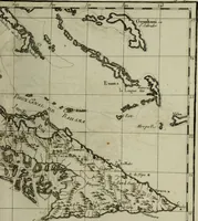 An illustration from Atlas de toutes les parties connues du globe terrestre : dressé pour l'Histoire philosophique et politique des établissemens et du commerce des Européens dans les deux Indes (1780)