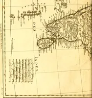 An illustration from Atlas encyclopédique : contenant la géographie ancienne, et quelques cartes sur la géographie du moyen âge, la géographie moderne, et les cartes relatives à la géographie physique (1787)