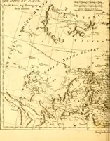 An illustration from Atlas encyclopédique : contenant la géographie ancienne, et quelques cartes sur la géographie du moyen âge, la géographie moderne, et les cartes relatives à la géographie physique (1787)