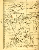 An illustration from Atlas encyclopédique : contenant la géographie ancienne, et quelques cartes sur la géographie du moyen âge, la géographie moderne, et les cartes relatives à la géographie physique (1787)