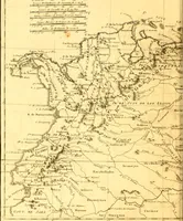 An illustration from Atlas encyclopédique : contenant la géographie ancienne, et quelques cartes sur la géographie du moyen âge, la géographie moderne, et les cartes relatives à la géographie physique (1787)