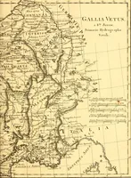 An illustration from Atlas encyclopédique : contenant la géographie ancienne, et quelques cartes sur la géographie du moyen âge, la géographie moderne, et les cartes relatives à la géographie physique (1787)