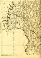 An illustration from Atlas encyclopédique : contenant la géographie ancienne, et quelques cartes sur la géographie du moyen âge, la géographie moderne, et les cartes relatives à la géographie physique (1787)