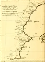 An illustration from Atlas encyclopédique : contenant la géographie ancienne, et quelques cartes sur la géographie du moyen âge, la géographie moderne, et les cartes relatives à la géographie physique (1787)
