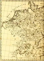 An illustration from Atlas encyclopédique : contenant la géographie ancienne, et quelques cartes sur la géographie du moyen âge, la géographie moderne, et les cartes relatives à la géographie physique (1787)