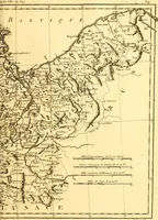 An illustration from Atlas encyclopédique : contenant la géographie ancienne, et quelques cartes sur la géographie du moyen âge, la géographie moderne, et les cartes relatives à la géographie physique (1787)