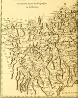 An illustration from Atlas encyclopédique : contenant la géographie ancienne, et quelques cartes sur la géographie du moyen âge, la géographie moderne, et les cartes relatives à la géographie physique (1787)