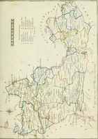 An illustration from Atlas to the Topographical Dictionary of England, comprising a general map of England, a map of London, and maps of the counties of Bedford ... and York (1845)