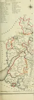 An illustration from Atlas to the Topographical Dictionary of England, comprising a general map of England, a map of London, and maps of the counties of Bedford ... and York (1845)