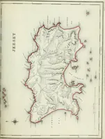An illustration from Atlas to the Topographical Dictionary of England, comprising a general map of England, a map of London, and maps of the counties of Bedford ... and York (1845)