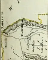An illustration from Atlas to the Topographical Dictionary of England, comprising a general map of England, a map of London, and maps of the counties of Bedford ... and York (1845)