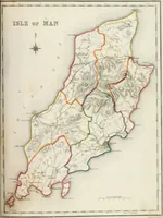 An illustration from Atlas to the Topographical Dictionary of England, comprising a general map of England, a map of London, and maps of the counties of Bedford ... and York (1845)