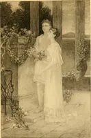 An illustration from Atlina, queen of the floating isle (1893)