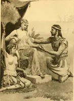 An illustration from Atlina, queen of the floating isle (1893)