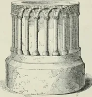 An illustration from An attempt to discriminate the styles of architecture in England, from the conquest to the reformation : with a sketch of the Grecian and Roman orders (1881)