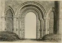 An illustration from An attempt to discriminate the styles of architecture in England, from the conquest to the reformation : with a sketch of the Grecian and Roman orders (1881)