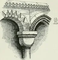 An illustration from An attempt to discriminate the styles of architecture in England, from the conquest to the reformation : with a sketch of the Grecian and Roman orders (1881)