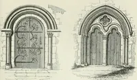 An illustration from An attempt to discriminate the styles of architecture in England, from the conquest to the reformation : with a sketch of the Grecian and Roman orders (1881)