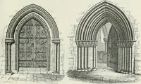 An illustration from An attempt to discriminate the styles of architecture in England, from the conquest to the reformation : with a sketch of the Grecian and Roman orders (1881)