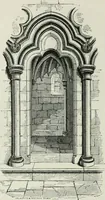 An illustration from An attempt to discriminate the styles of architecture in England, from the conquest to the reformation : with a sketch of the Grecian and Roman orders (1881)