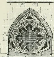 An illustration from An attempt to discriminate the styles of architecture in England, from the conquest to the reformation : with a sketch of the Grecian and Roman orders (1881)